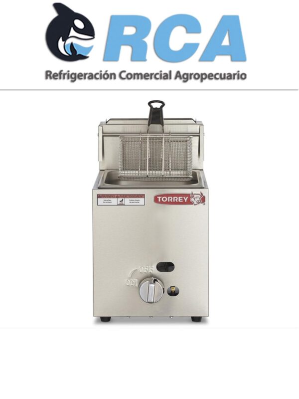 Freidora Torrey a Gas de 5 Litros FRT-5G