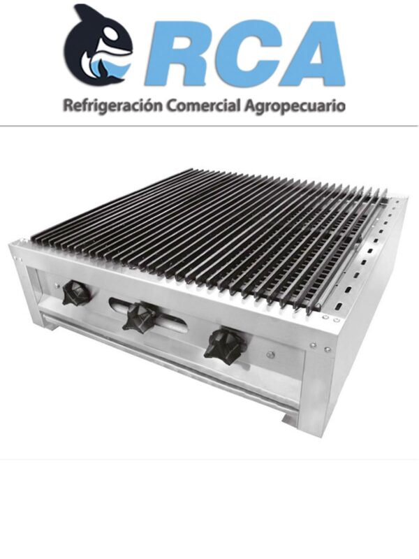 Asador Inox Tama DAN-1614/06 + Base