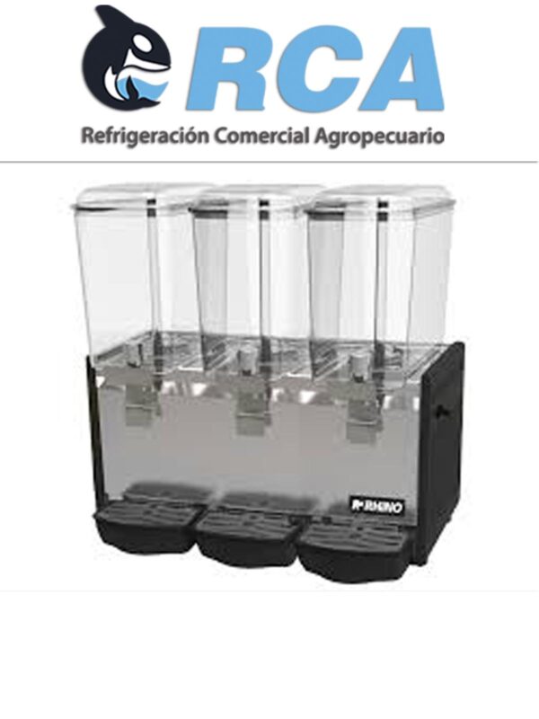 Dispensador de Bebidas Rhino 3 Tinas DISBEF-3T