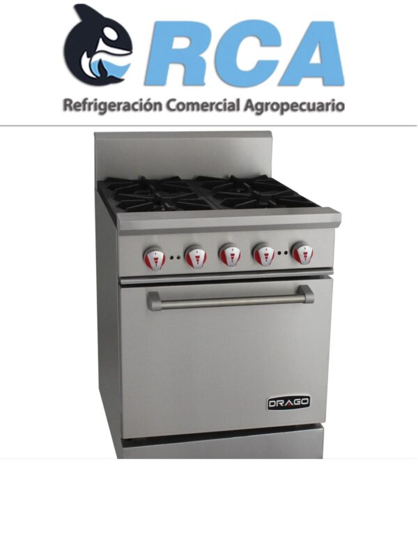Estufa Drago 4 Quemadores y Horno CG-41