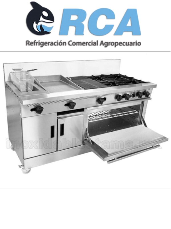 Estufa Inox Tama DEM-1601/17 Multi-dinámica