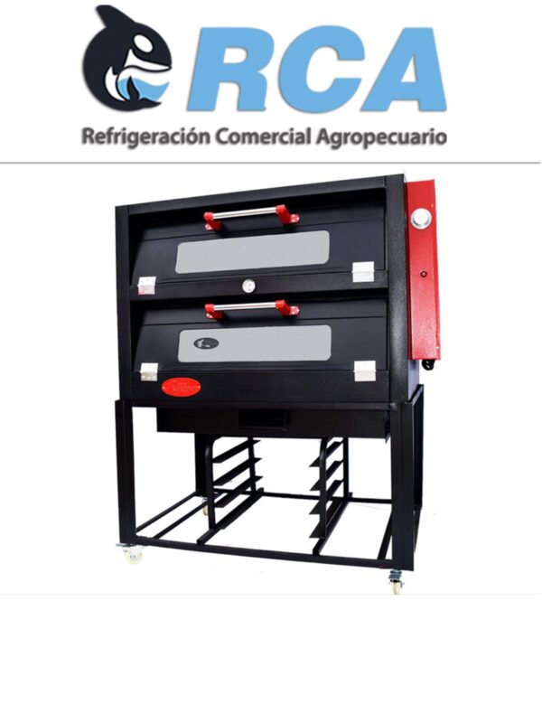 Horno Tahona Gaveta para Pizza 4 Charolas C/Cristal